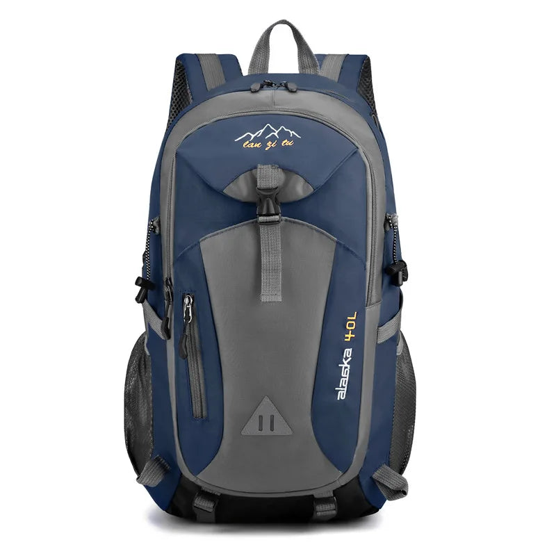 Waterproof Nylon Hiking & Travel Backpack – Unisex, Outdoor Camping & Mountaineering