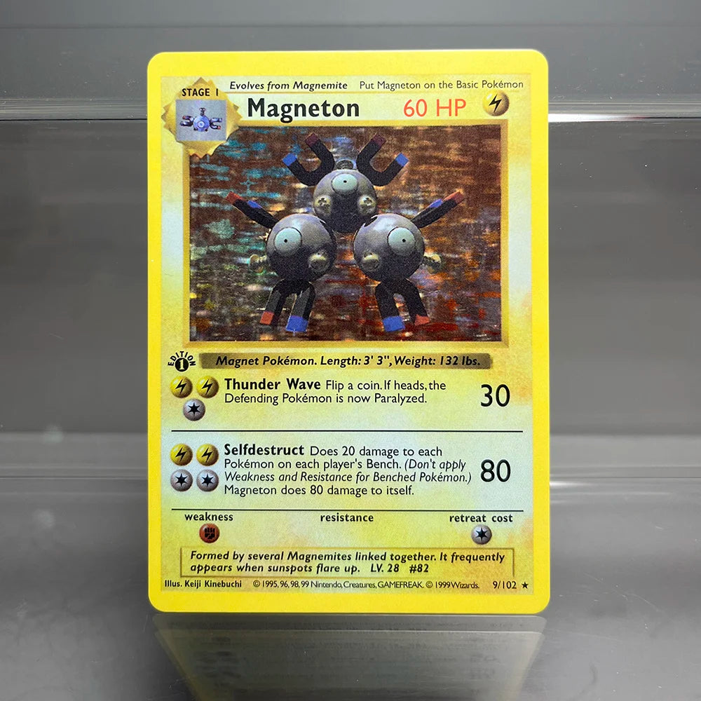 Pokémon TCG Proxy Foil Cards – 1996 Base Set, Charizard, Blastoise, Dragonite & More