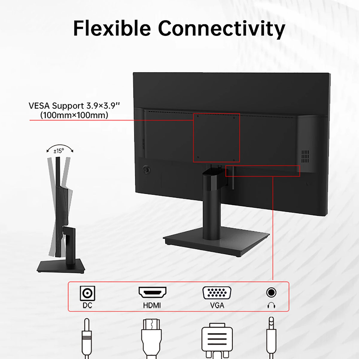 24 Inch 1080P 100Hz Gaming Monitor – FreeSync, HDR10, HDMI & VGA, Zero-Frame Design