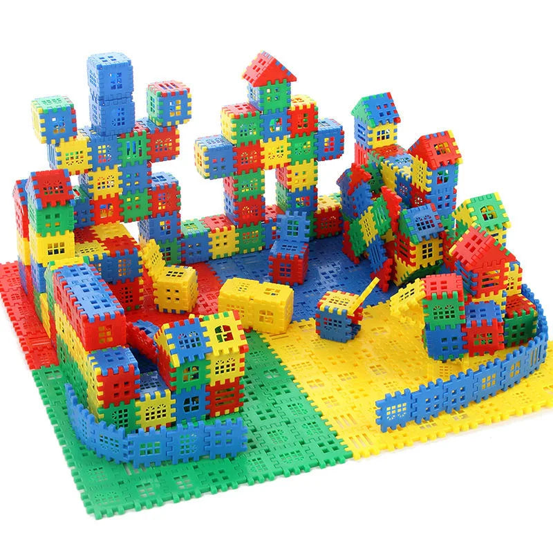 3D Wooden Puzzle Building Blocks for Kids – Educational DIY Jigsaw, Interactive Toy