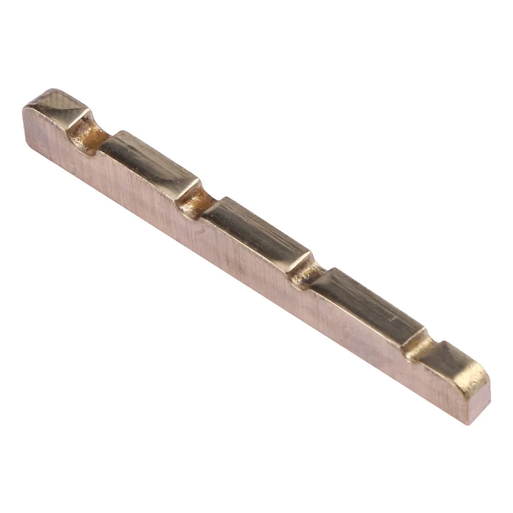 42mm Slotted Brass Nut for 4-String Electric Bass Guitar