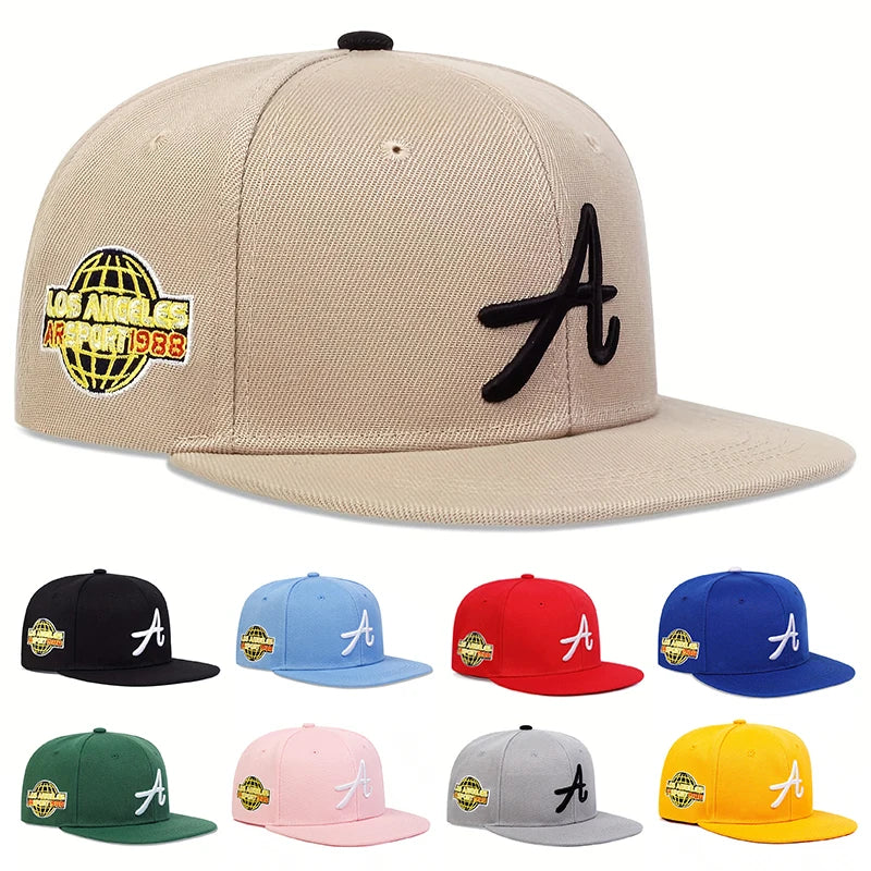 Unisex Gothic Embroidered Baseball Cap – Adjustable Hip-Hop Hat – 9 Colors