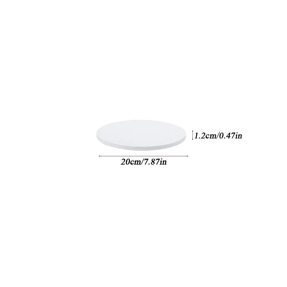 Round Corrugated Cake Boards, 6–14 in Disposable Cake Bases