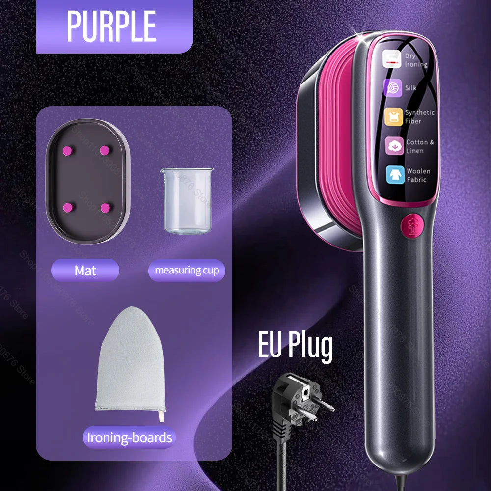 Portable Handheld Garment Steamer & Travel Steam Iron | Fast Heat, Anti-Scald, Foldable