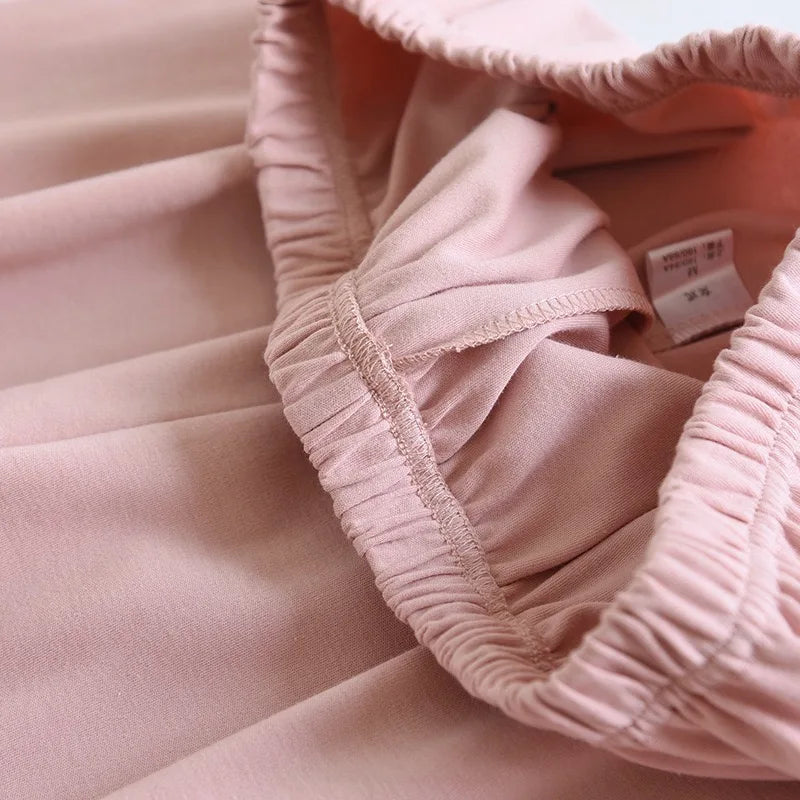 Women’s Thick Cotton Long Sleeve Pajama Set – Warm Homewear, 4 Colors, Sizes M–1XL