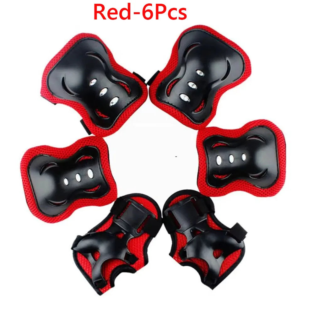 Kids Protective Gear Set – Knee, Elbow & Wrist Guards, Ages 3–10, for Skating & Cycling