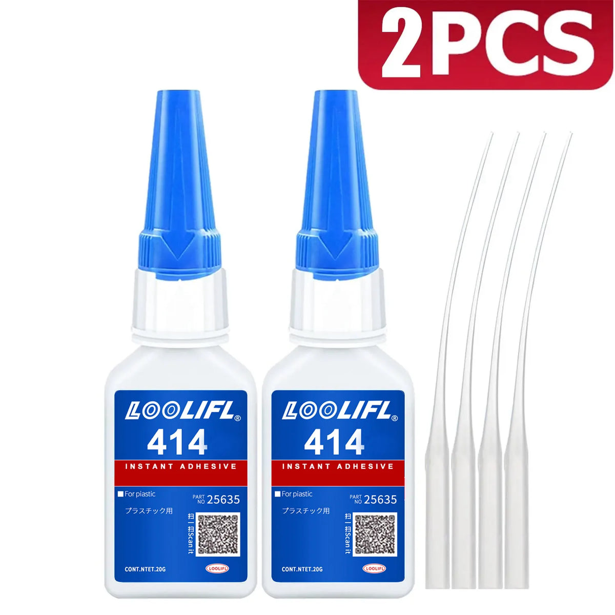 LOOLIFL Instant Super Glue – Universal, Fast-Dry, for Resin, Ceramic, Metal & Glass – 20ml