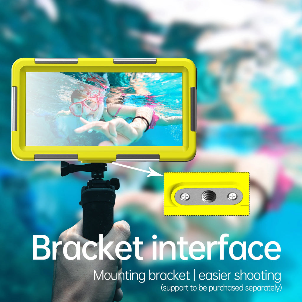 IP68 Waterproof Phone Case for Diving & Photography – 15m/50ft, Universal 6.9 Inch