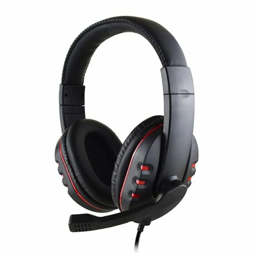 3.5mm Wired Gaming Headset with Mic – Stereo, Over-Ear Headphones
