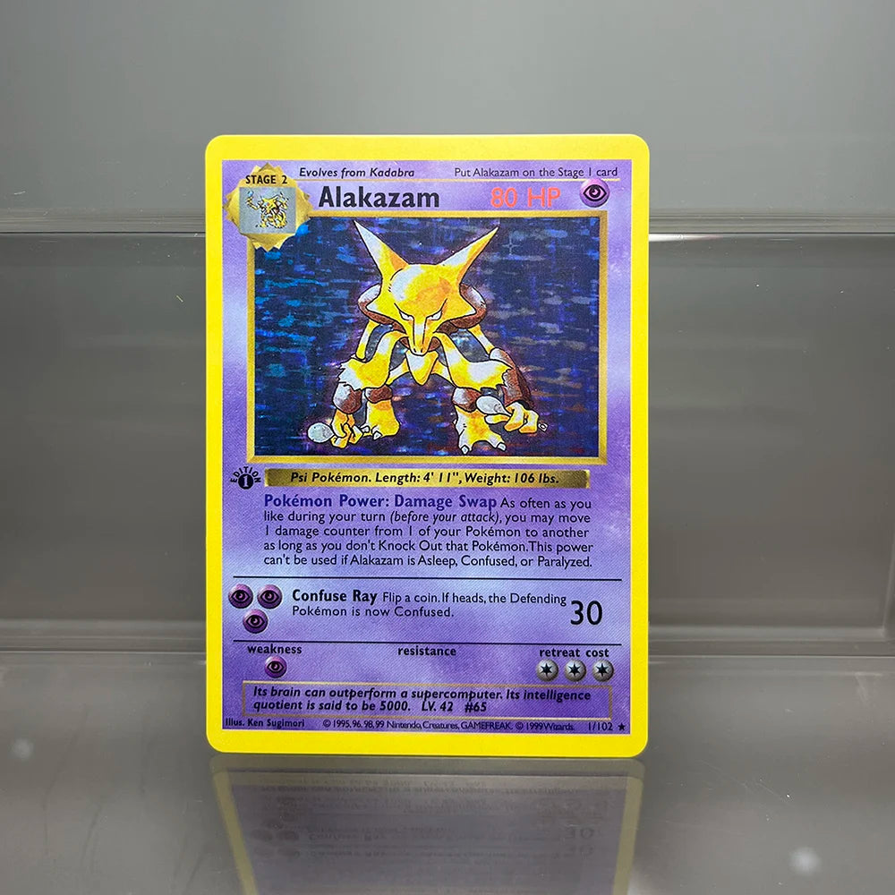 Pokémon TCG Proxy Foil Cards – 1996 Base Set, Charizard, Blastoise, Dragonite & More