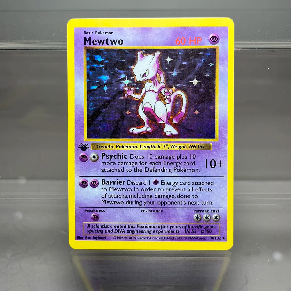 Pokémon TCG Proxy Foil Cards – 1996 Base Set, Charizard, Blastoise, Dragonite & More