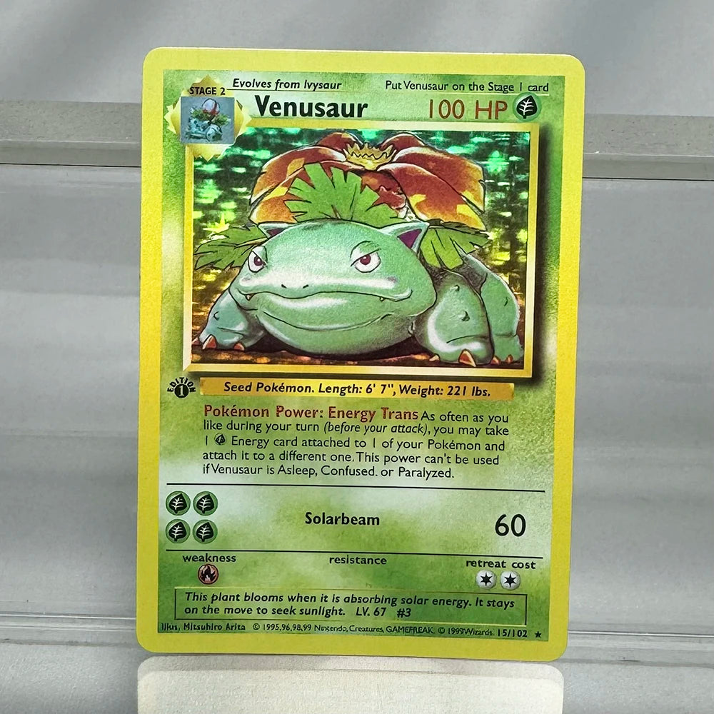 Pokémon TCG Proxy Foil Cards – 1996 Base Set, Charizard, Blastoise, Dragonite & More