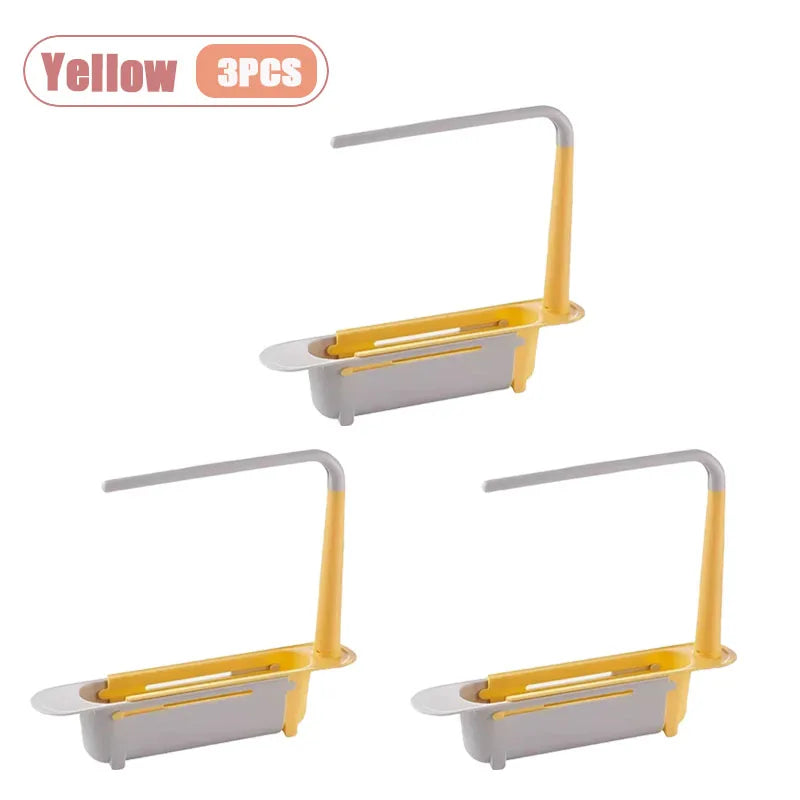 Adjustable Over-Sink Dish Rack | Extendable Kitchen Organizer
