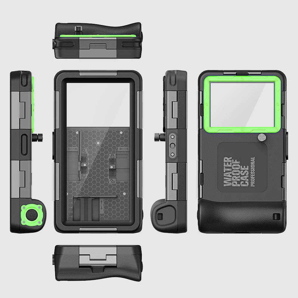 Shellbox IP68 Waterproof Phone Case – 15M/50ft Dive-Proof, 6.9 Inch, Multiple Colors