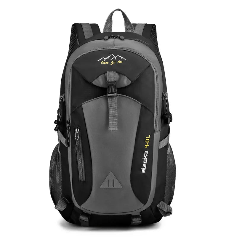 Waterproof Nylon Hiking & Travel Backpack – Unisex, Outdoor Camping & Mountaineering