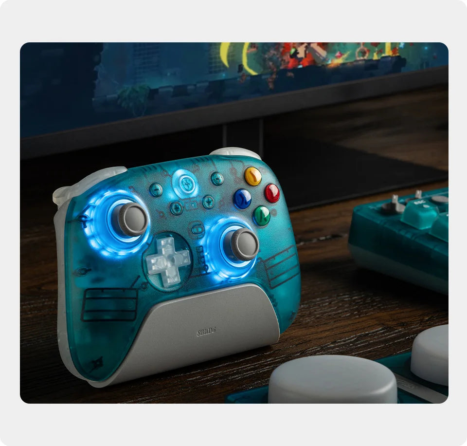 8BitDo Ultimate 2 Wireless Gaming Controller – PC & Android, TMR Joysticks, Motion Control