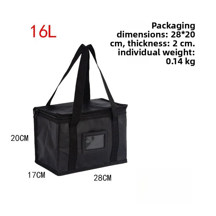 Large Insulated Food Delivery Bag – Foldable, Reusable, 16–70L, Thermal Cooler