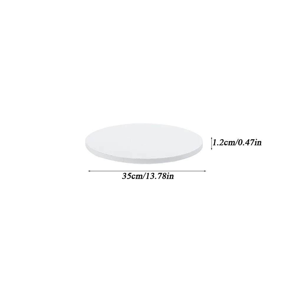 Round Corrugated Cake Boards, 6–14 in Disposable Cake Bases