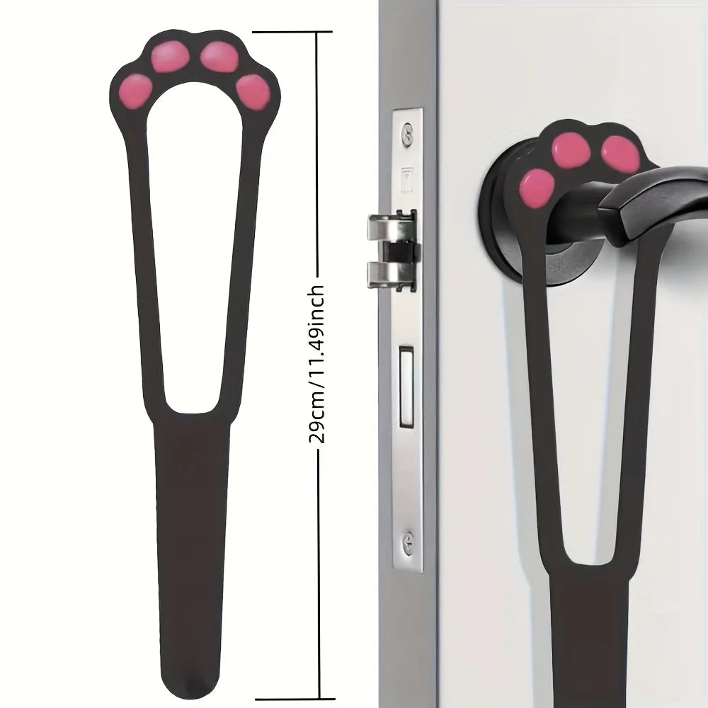 Adjustable Cat & Dog Door Holder, Elastic Latch