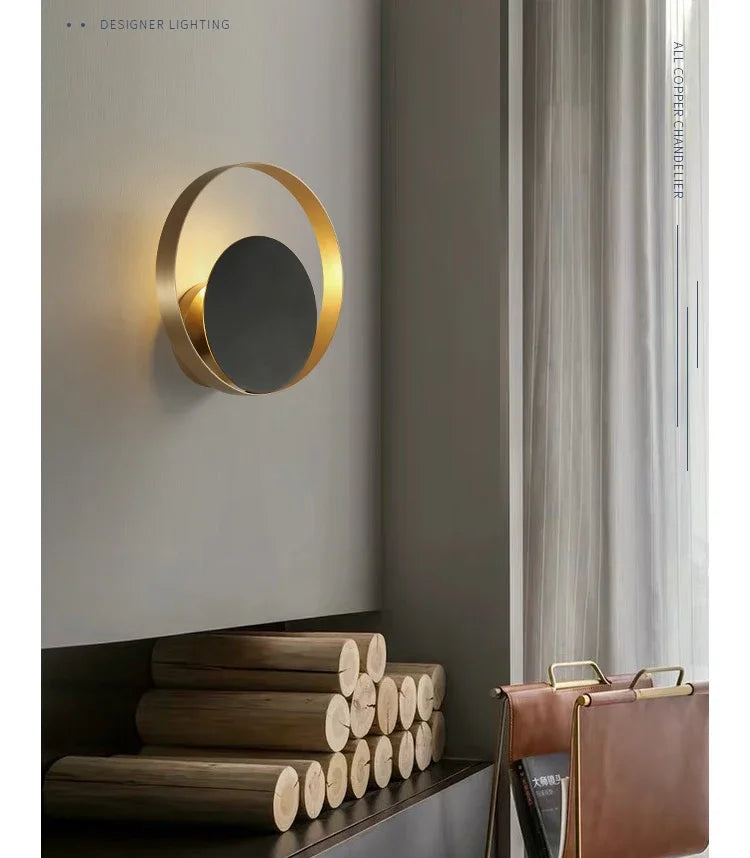 Nordic American Wall Lamp – Bedroom, Hallway & Bedside, Background Wall Decor