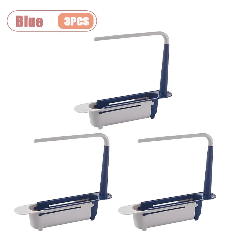 Adjustable Over-Sink Dish Rack | Extendable Kitchen Organizer