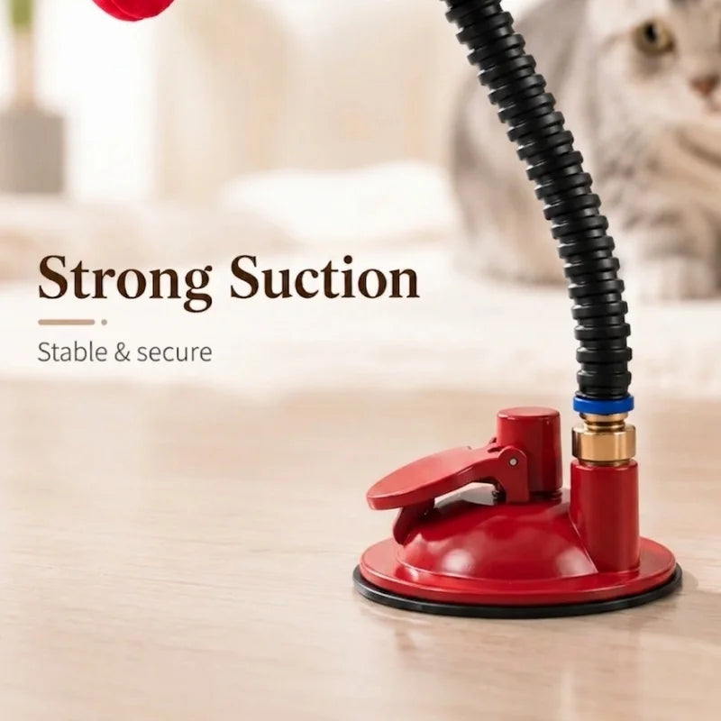 Interactive Cat Boxing Toy | Suction Base Spring Speed Bag for Indoor Cats