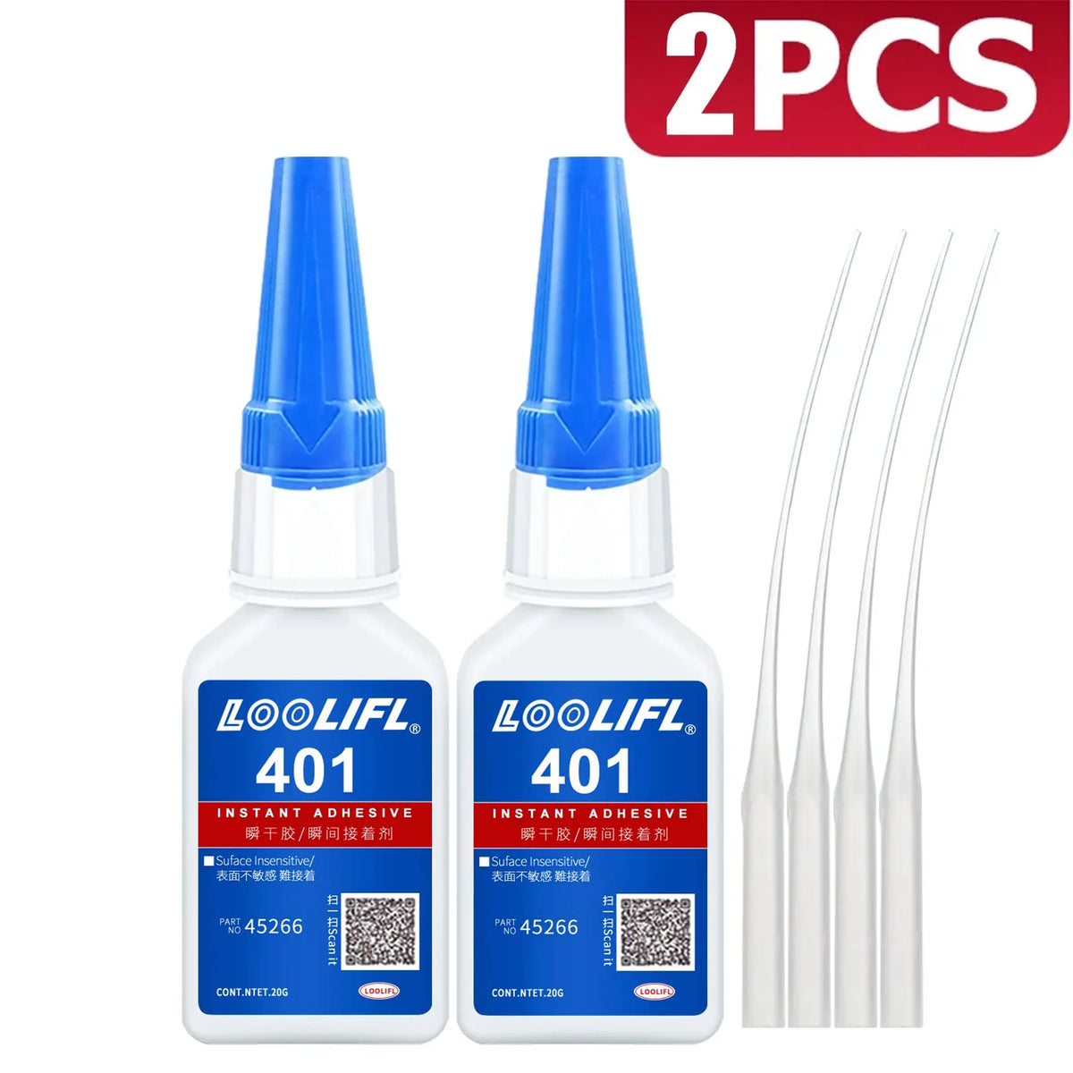 LOOLIFL Instant Super Glue – Universal, Fast-Dry, for Resin, Ceramic, Metal & Glass – 20ml
