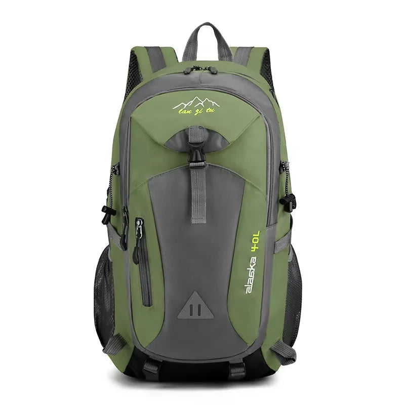 Waterproof Nylon Hiking & Travel Backpack – Unisex, Outdoor Camping & Mountaineering