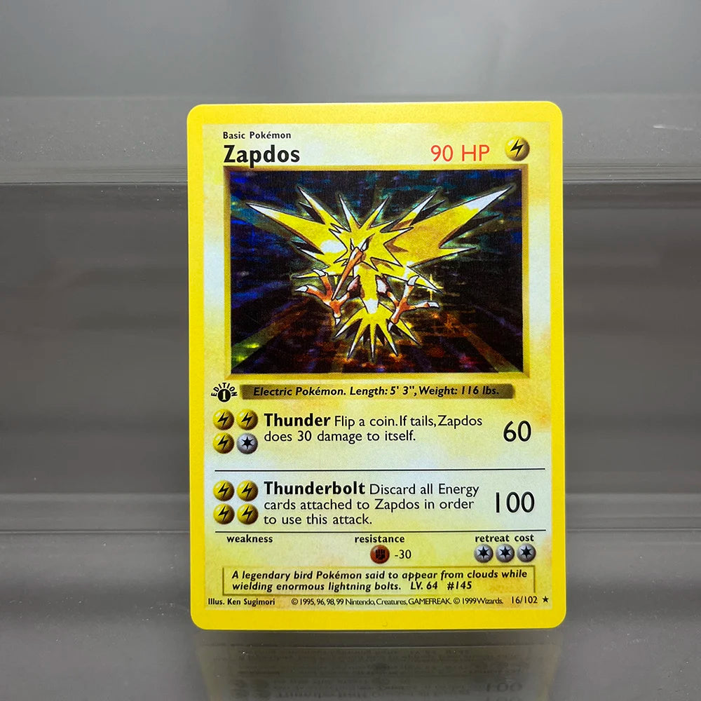 Pokémon TCG Proxy Foil Cards – 1996 Base Set, Charizard, Blastoise, Dragonite & More