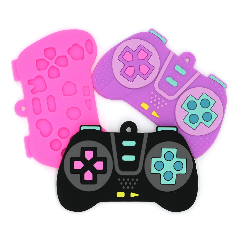 Montessori Baby Silicone Teether Sensory Toy – Remote Control Shape, Boys & Girls Gift