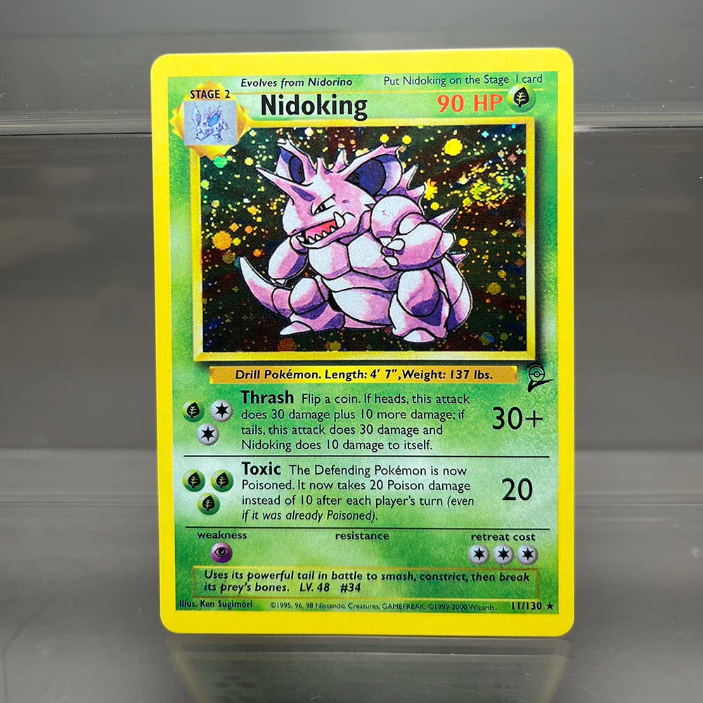 Pokémon TCG Proxy Foil Cards – 1996 Base Set, Charizard, Blastoise, Dragonite & More