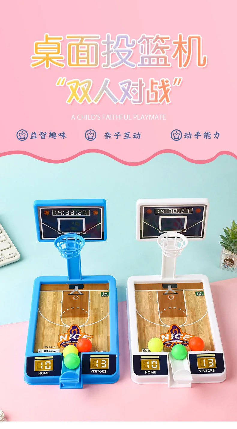 Mini Indoor Basketball Shooting Game – Interactive Educational Toy