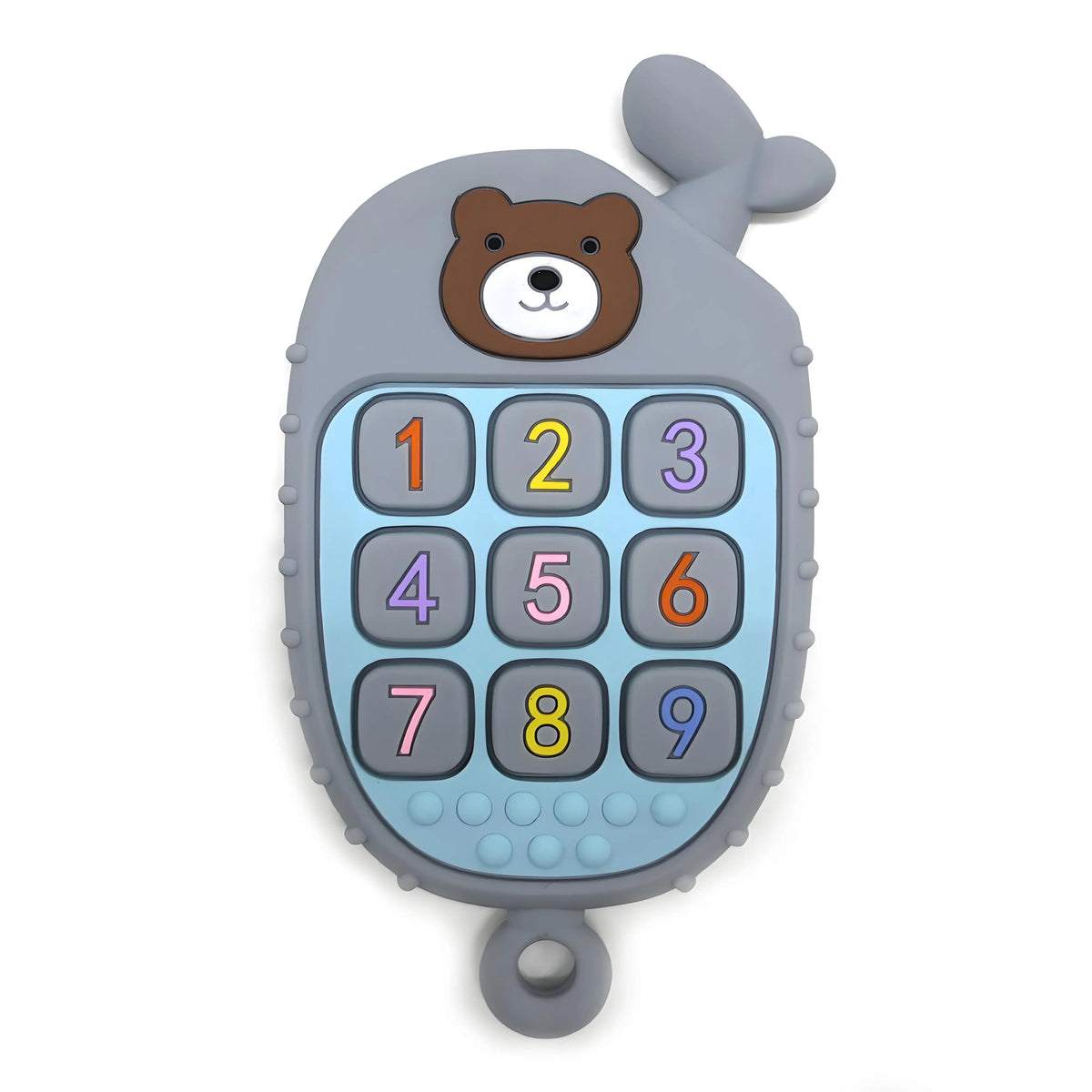 Montessori Baby Silicone Teether Sensory Toy – Remote Control Shape, Boys & Girls Gift