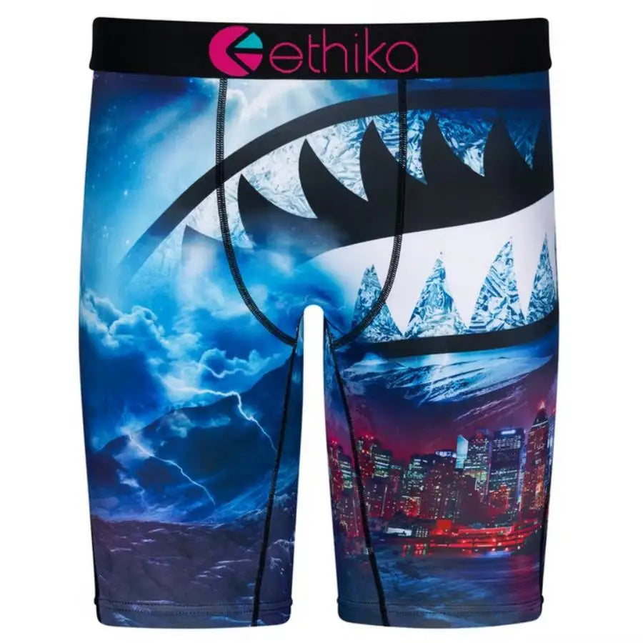ETHIKA Men’s Polyester Stretch Boxer Briefs – Soft, Breathable, Sizes S–XXXL