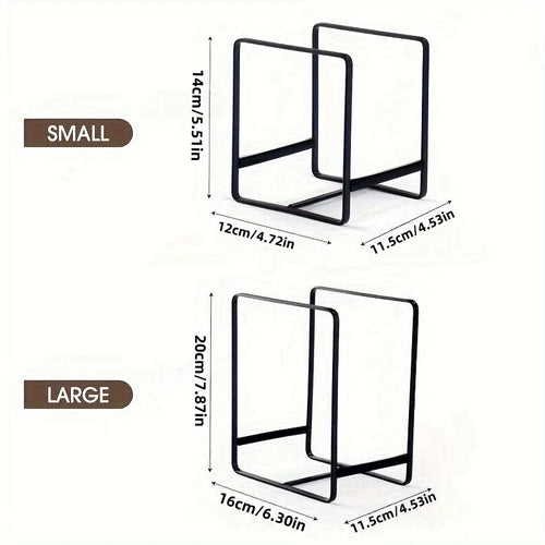 Iron Countertop Dish & Plate Drain Rack – Cabinet Dish Storage & Dinner Plate Organizer