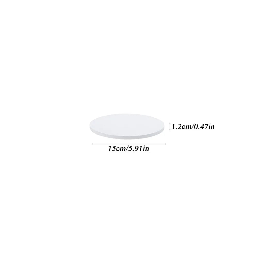 Round Corrugated Cake Boards, 6–14 in Disposable Cake Bases