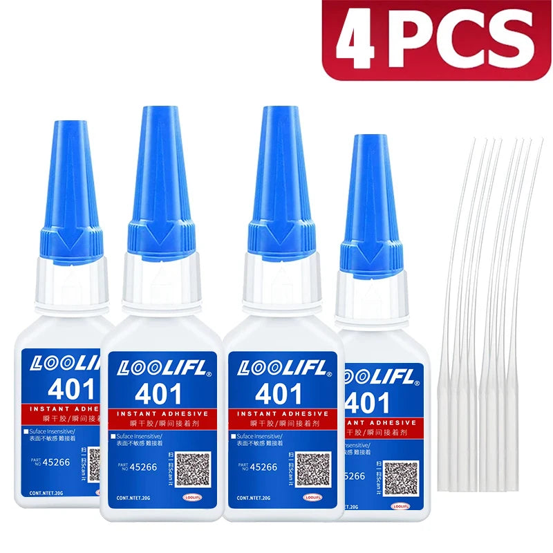 LOOLIFL Instant Super Glue – Universal, Fast-Dry, for Resin, Ceramic, Metal & Glass – 20ml