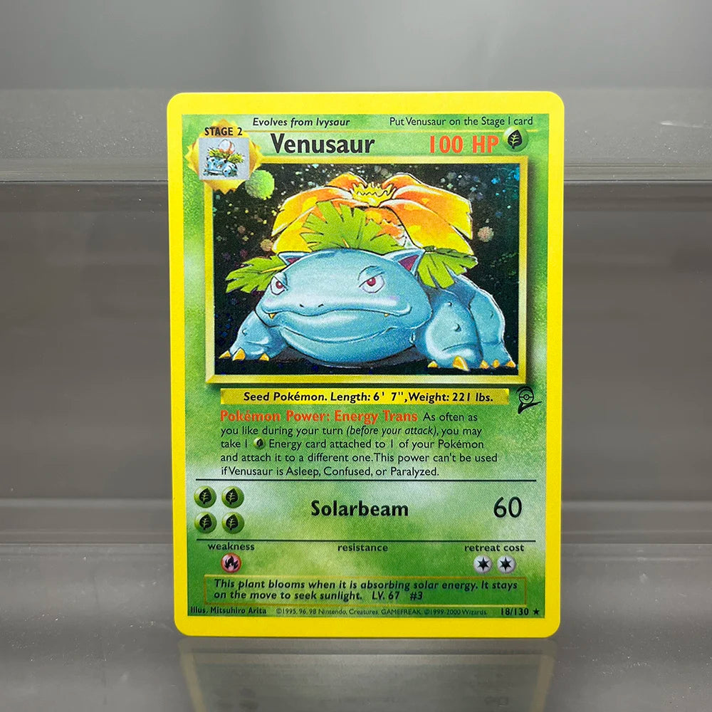 Pokémon TCG Proxy Foil Cards – 1996 Base Set, Charizard, Blastoise, Dragonite & More