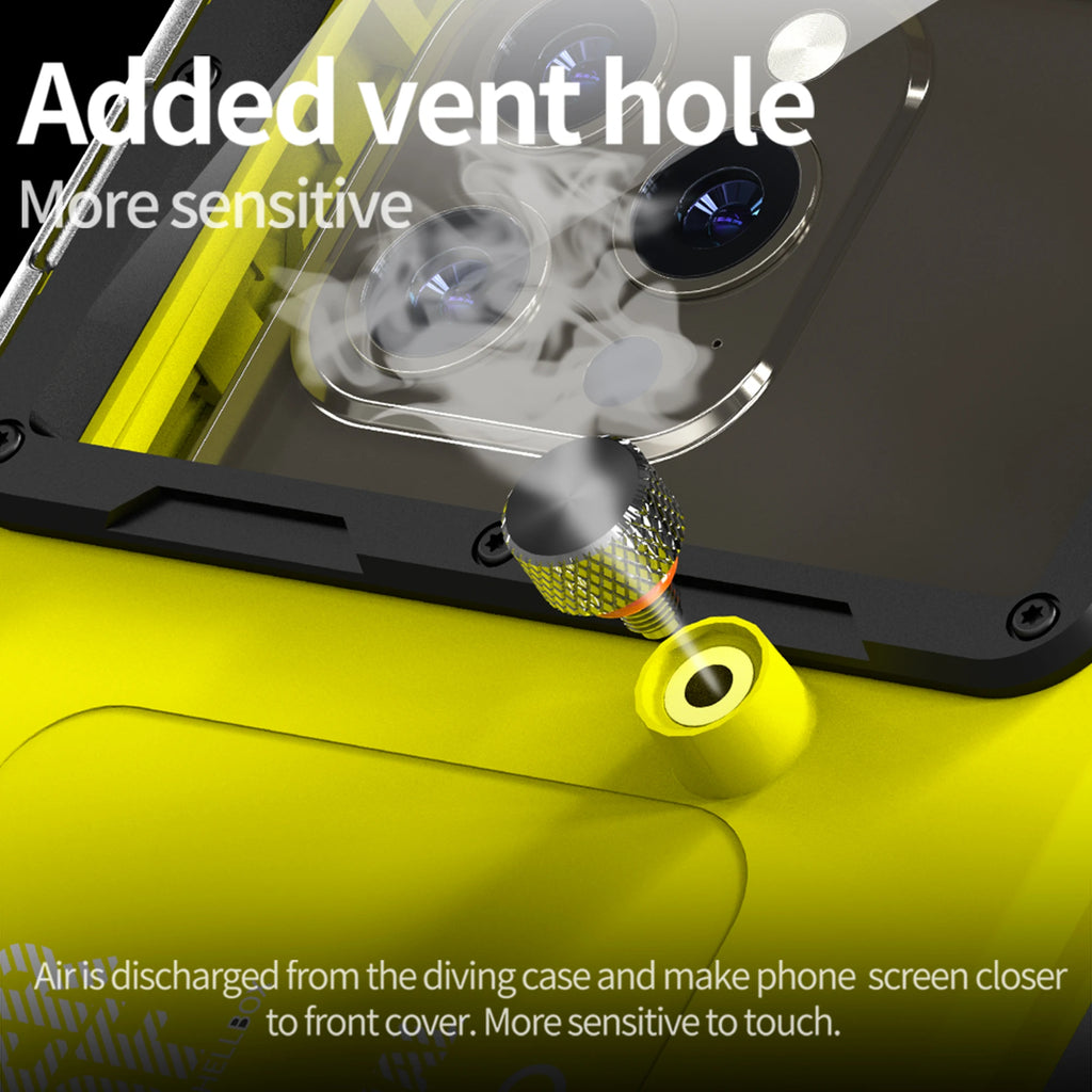 IP68 Waterproof Phone Case for Diving & Photography – 15m/50ft, Universal 6.9 Inch