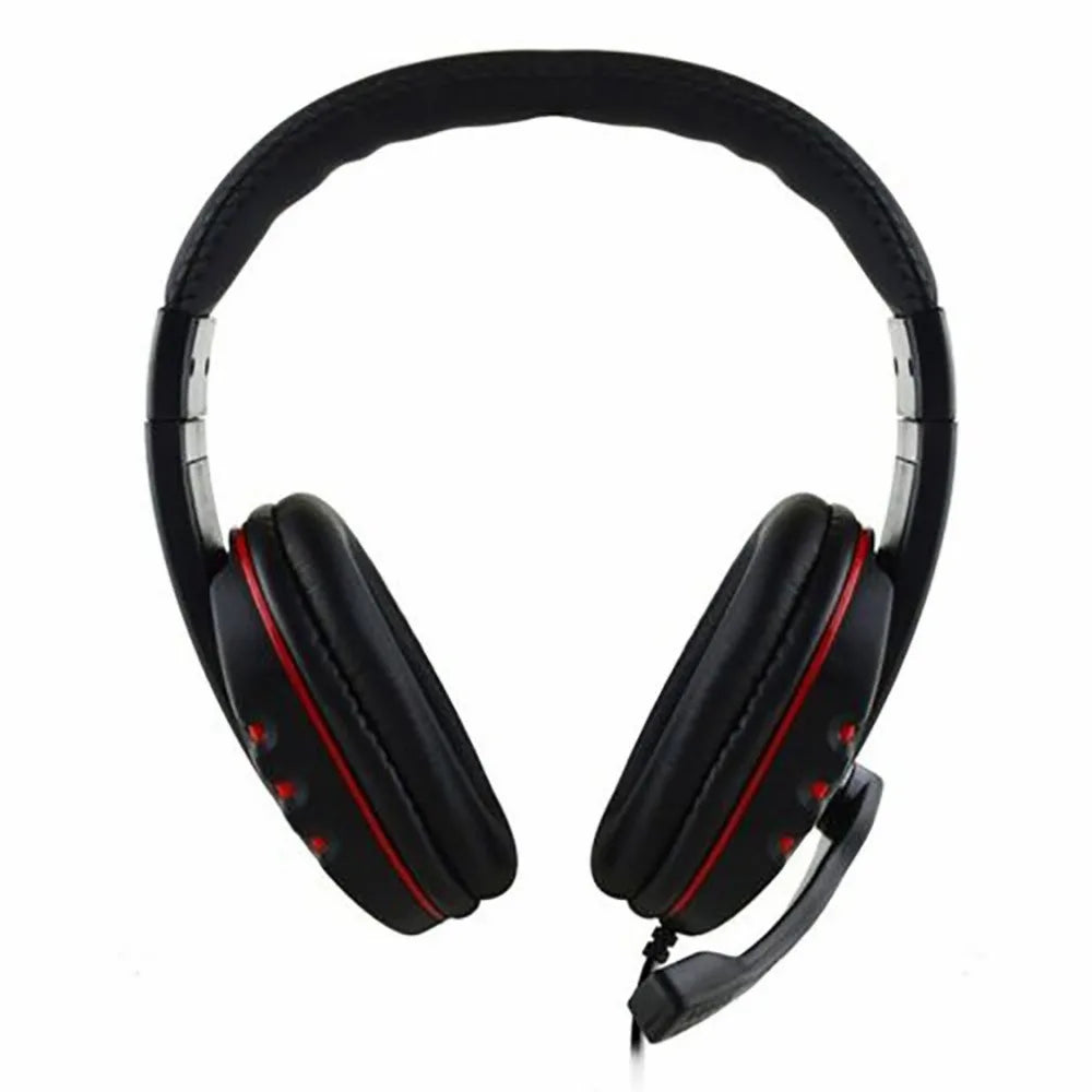 3.5mm Wired Gaming Headset – Stereo Sound, Over-Ear Headphones with Microphone