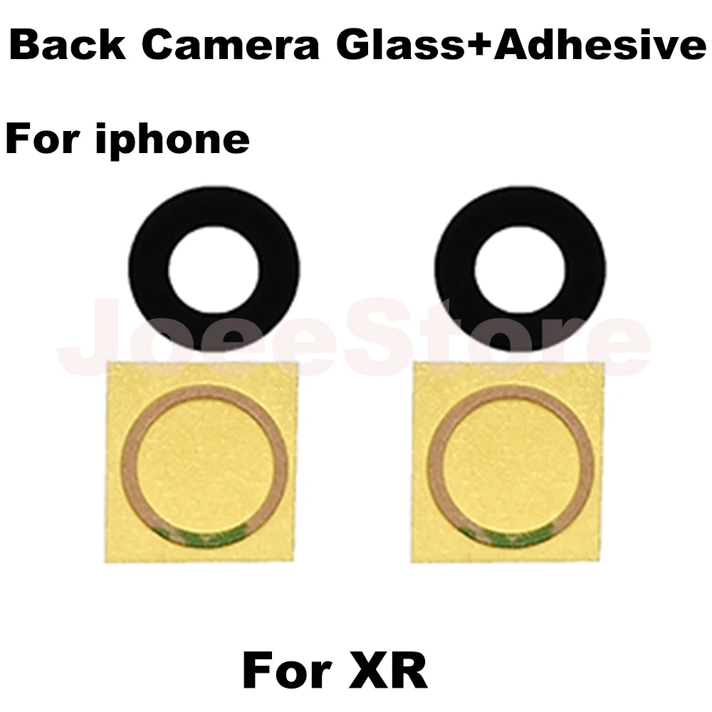 iPhone Rear Camera Glass Lens Replacement with 3M Adhesive – iPhone 11–14 Pro Max, X, XS, XR, 6–8