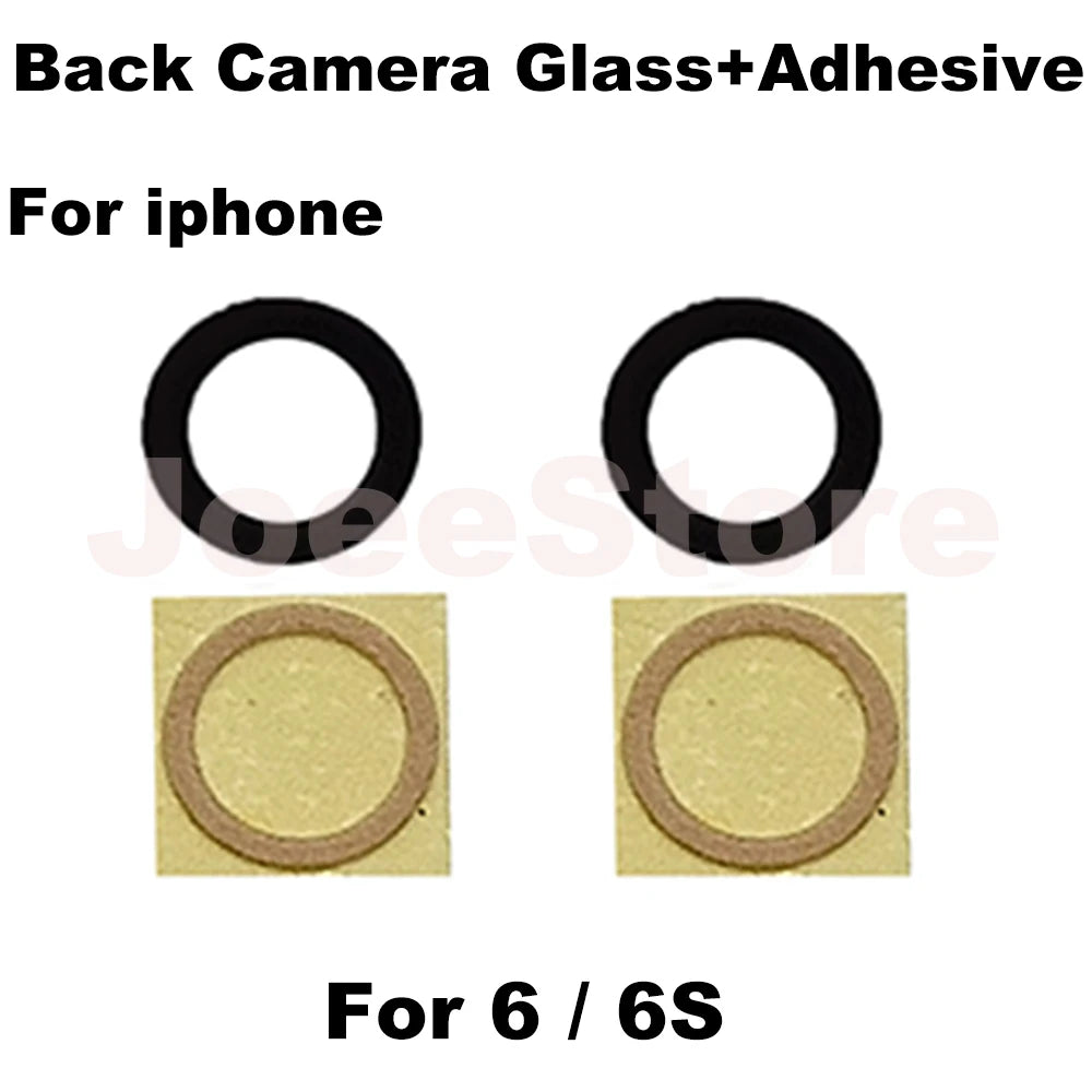 iPhone Rear Camera Glass Lens Replacement with 3M Adhesive – iPhone 11–14 Pro Max, X, XS, XR, 6–8