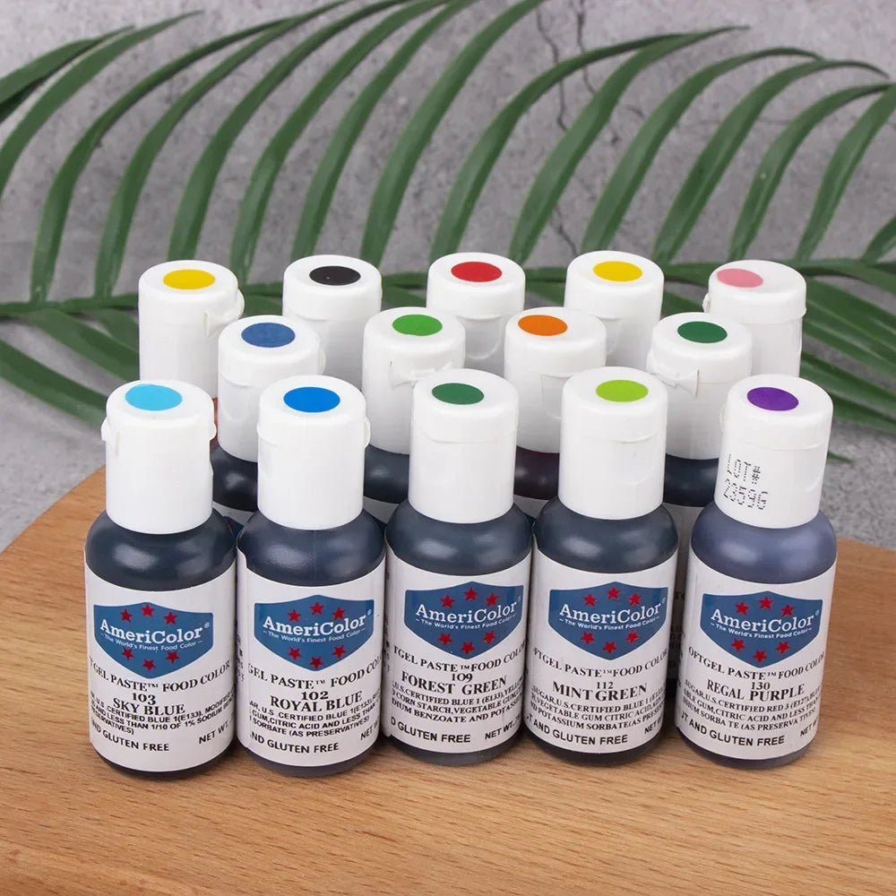 Liquid Food Coloring Pigments, 22 Color Options