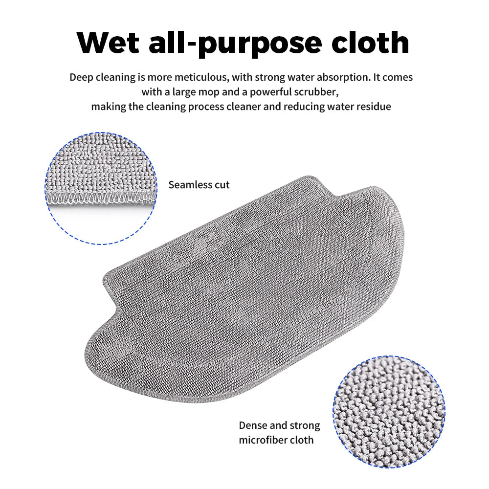 Replacement Wet Mop Cloth for Xiaomi Mijia & VIOMI Robot Vacuums – Mop 2S, Pro, V2Pro, V3