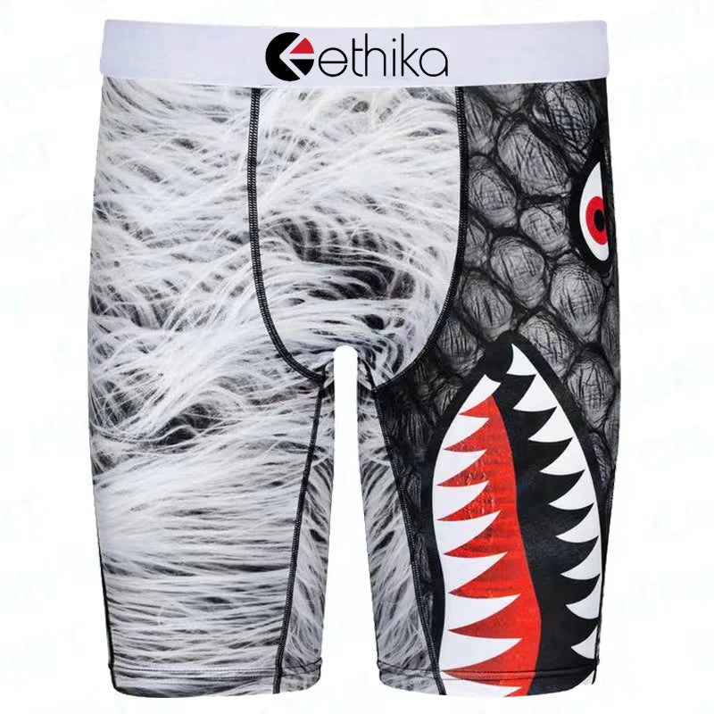 ETHIKA Men’s Polyester Stretch Boxer Briefs – Soft, Breathable, Sizes S–XXXL