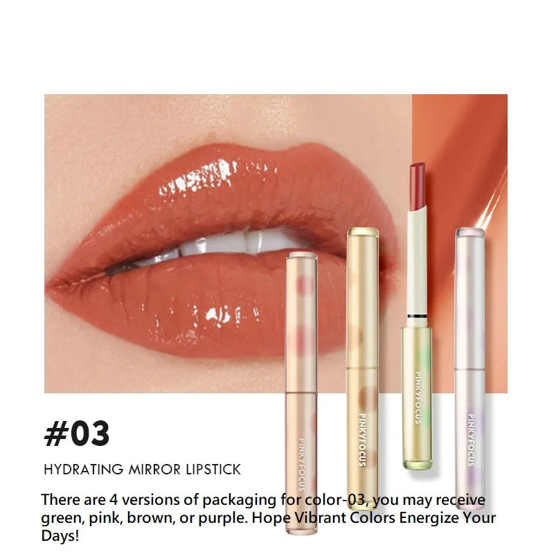 Moisturizing Watery Lipstick – Hydrating Formula, 8 Colors, Gift for Women