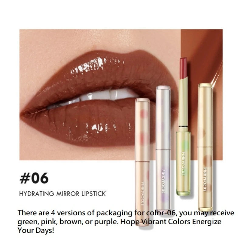 Moisturizing Watery Lipstick – Hydrating Formula, 8 Colors, Gift for Women