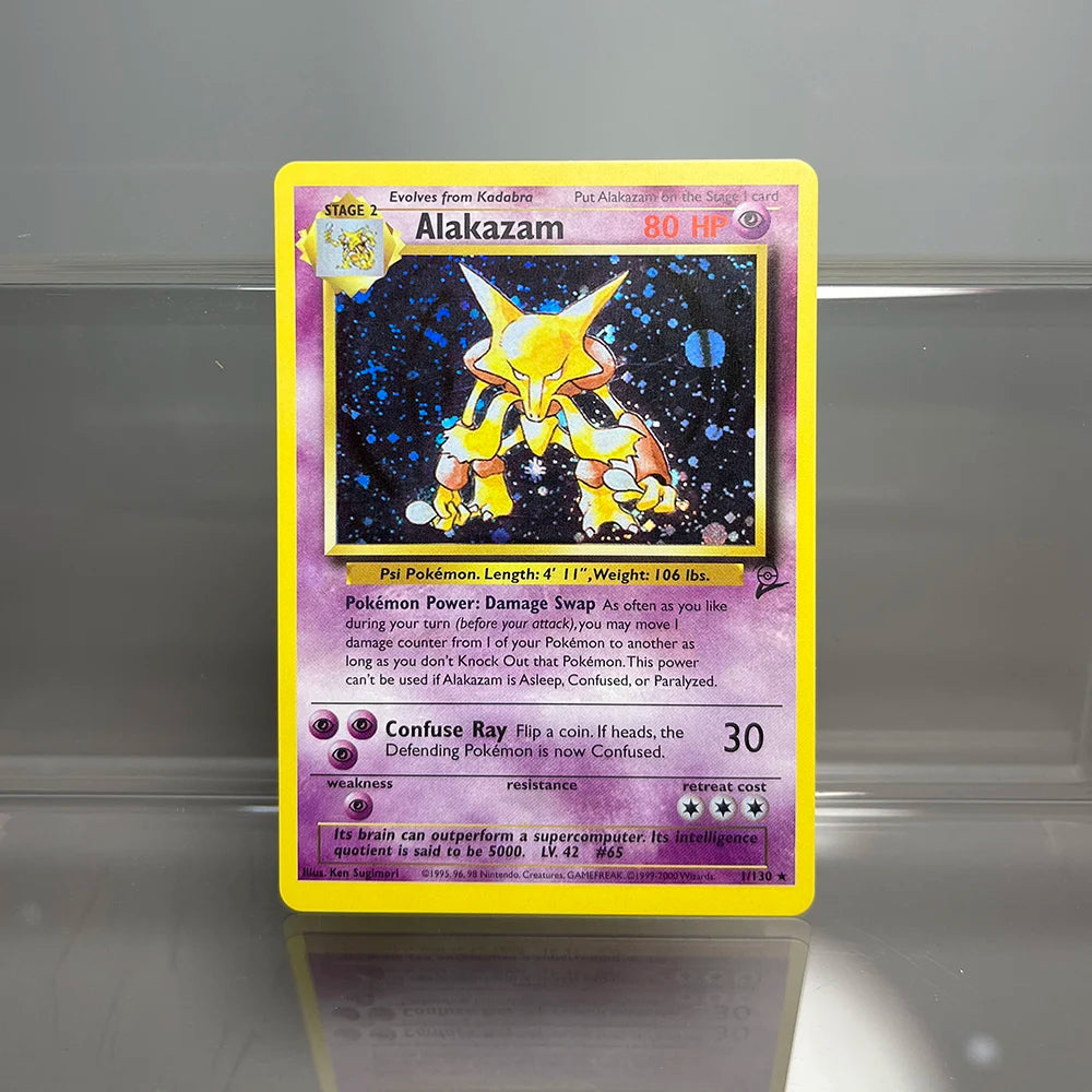 Pokémon TCG Proxy Foil Cards – 1996 Base Set, Charizard, Blastoise, Dragonite & More