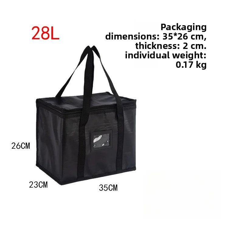Large Insulated Food Delivery Bag – Foldable, Reusable, 16–70L, Thermal Cooler