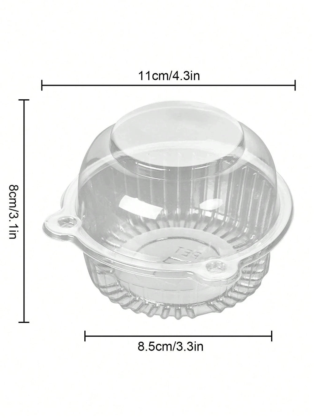 Disposable Cupcake Packaging Boxes, 20–40 Piece Sets